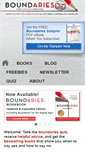 Mobile Screenshot of boundariesbooks.com