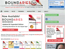 Tablet Screenshot of boundariesbooks.com